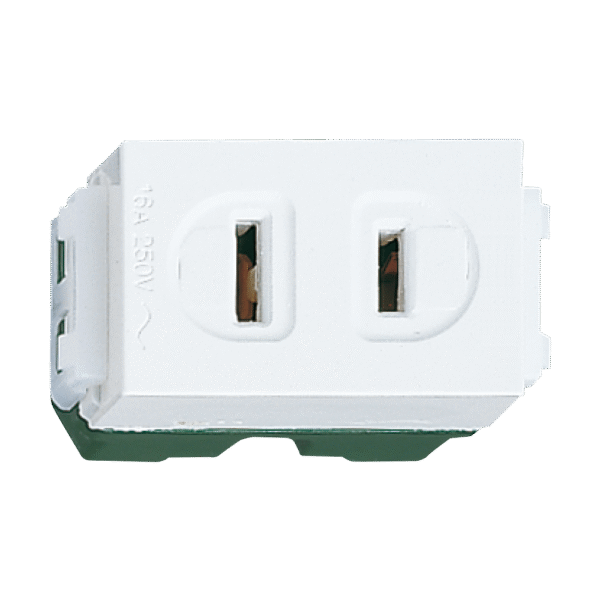 Ổ cắm đơn (dùng cho phích cắm dẹp) dòng Wide-W Panasonic WEG1001SW
