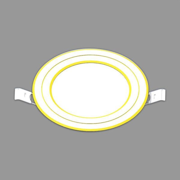 Đèn LED Dowlight siêu mỏng viền vàng/bạc Nanoco