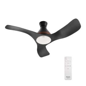 Quạt trần Panasonic F-48DGL đèn LED, sải cánh 1.2m, điều khiển từ xa