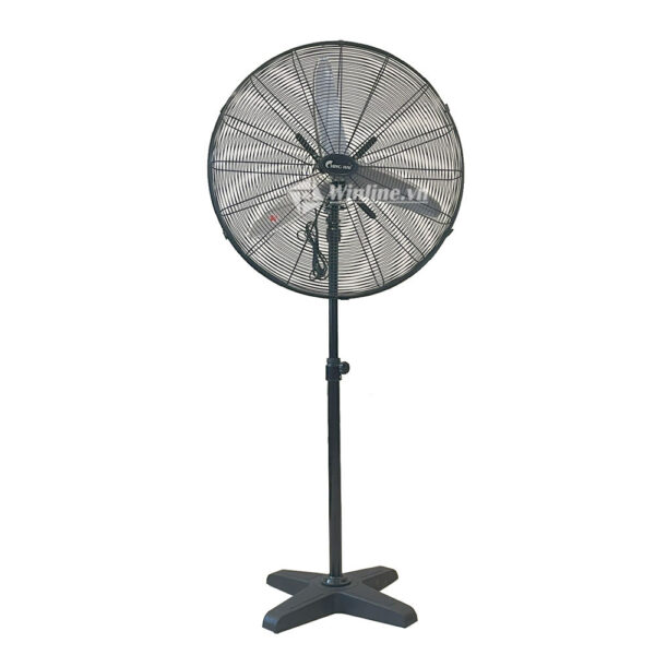 Quạt cây công nghiệp Chinghai HS24ĐN3T đế composite 3 cánh trắng, sải cánh 60cm