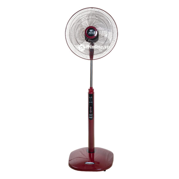 Quạt cây điện cơ 91 QĐK-91 I ĐIỀU KHIỂN TỪ XA I Màu đỏ
