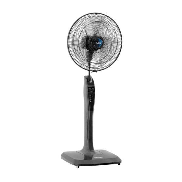 Quạt cây Mitsubishi LV16-RB màu xám đậm, có remote
